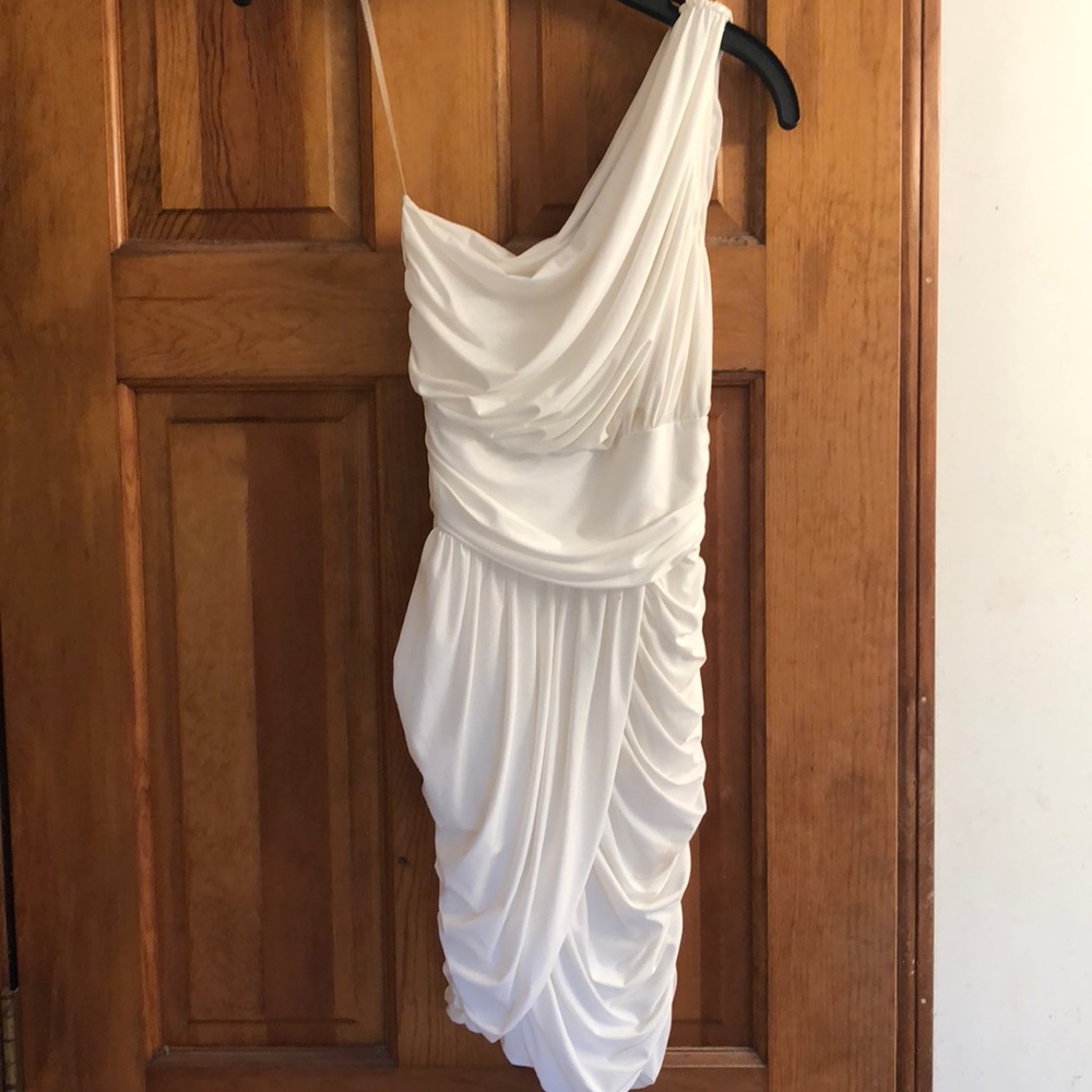 White formal dress